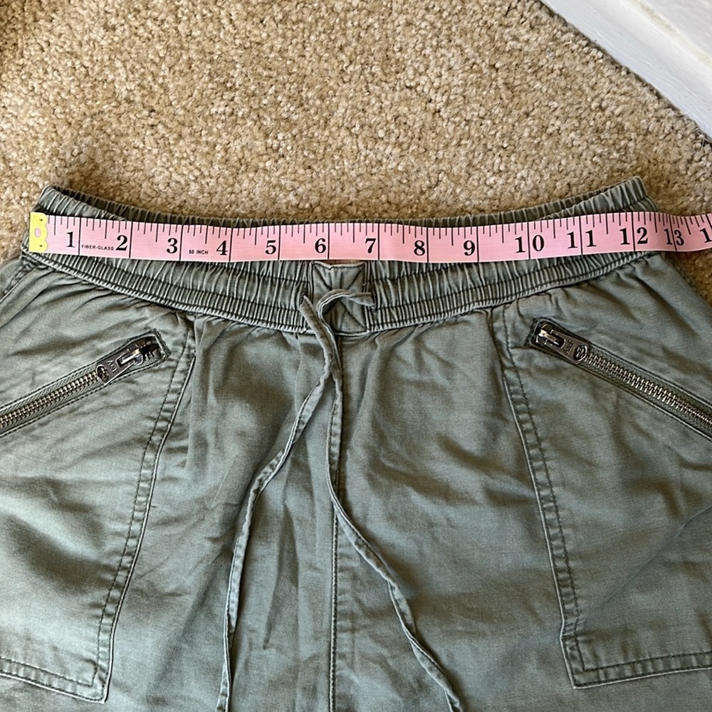 Abercrombie & Fitch Women's Moto Green Cotton Blend Utility Joggers, Size XS - Picture 11 of 15